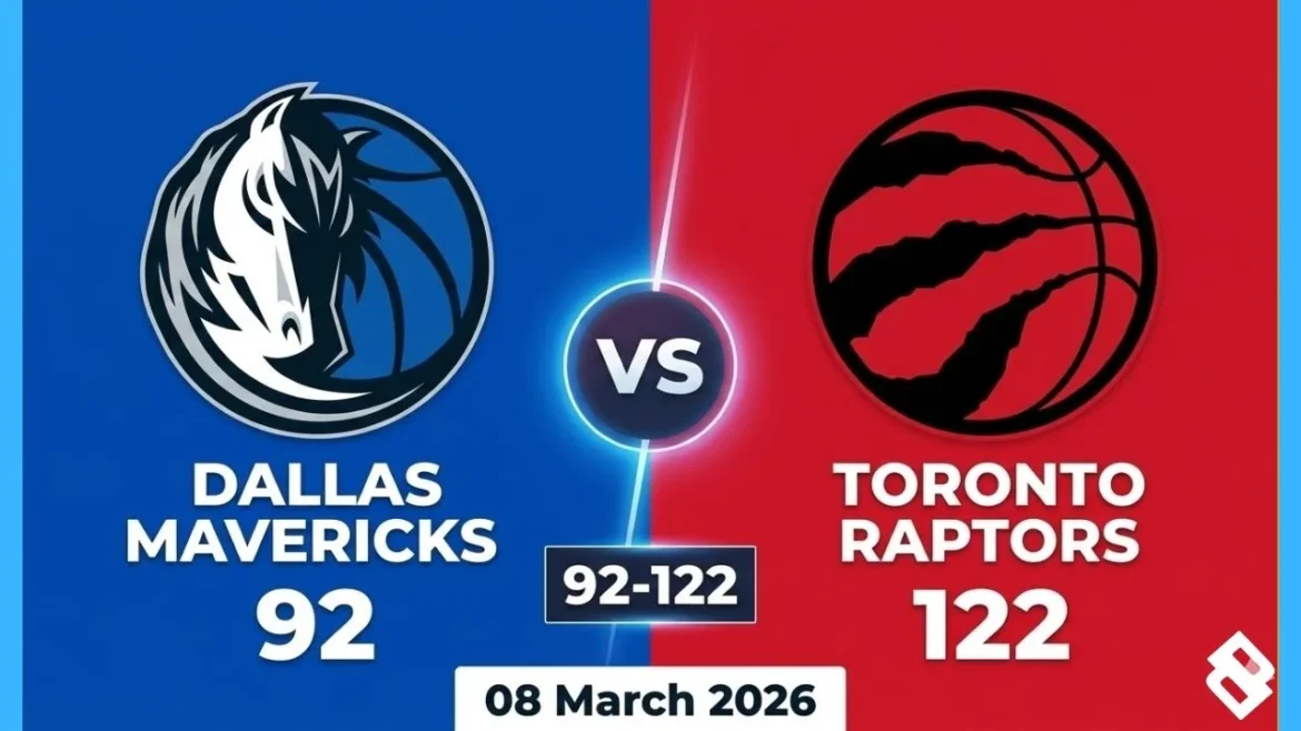 Dallas Mavericks vs Toronto Raptors Match Player Stats