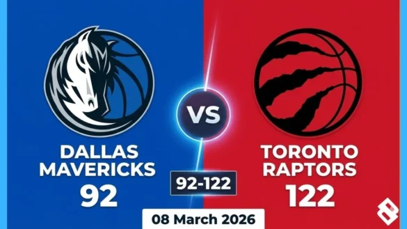 Dallas Mavericks vs Toronto Raptors Match Player Stats