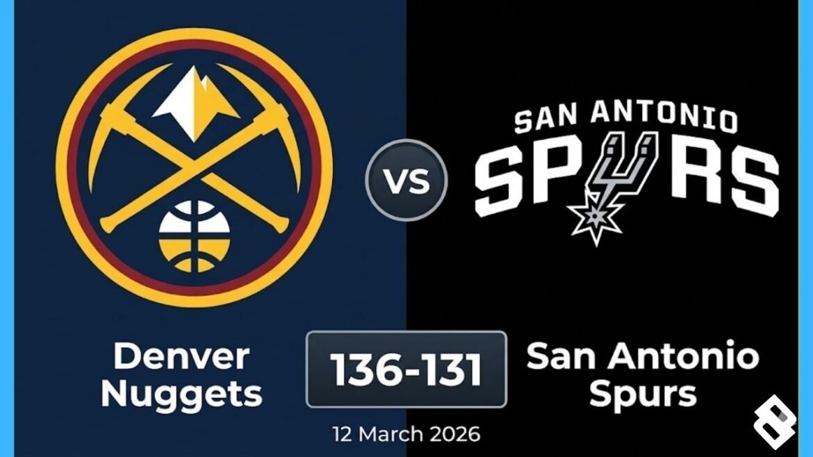 Denver Nuggets vs San Antonio Spurs Match Player Stats
